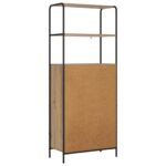 vidaXL Highboard Dub artisan 40 x 33 x 161 cm Kompozitné drevo – Obrázok 5