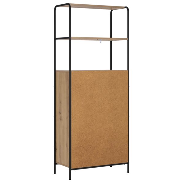 vidaXL Highboard Dub artisan 40 x 33 x 161 cm Kompozitné drevo – Obrázok 5