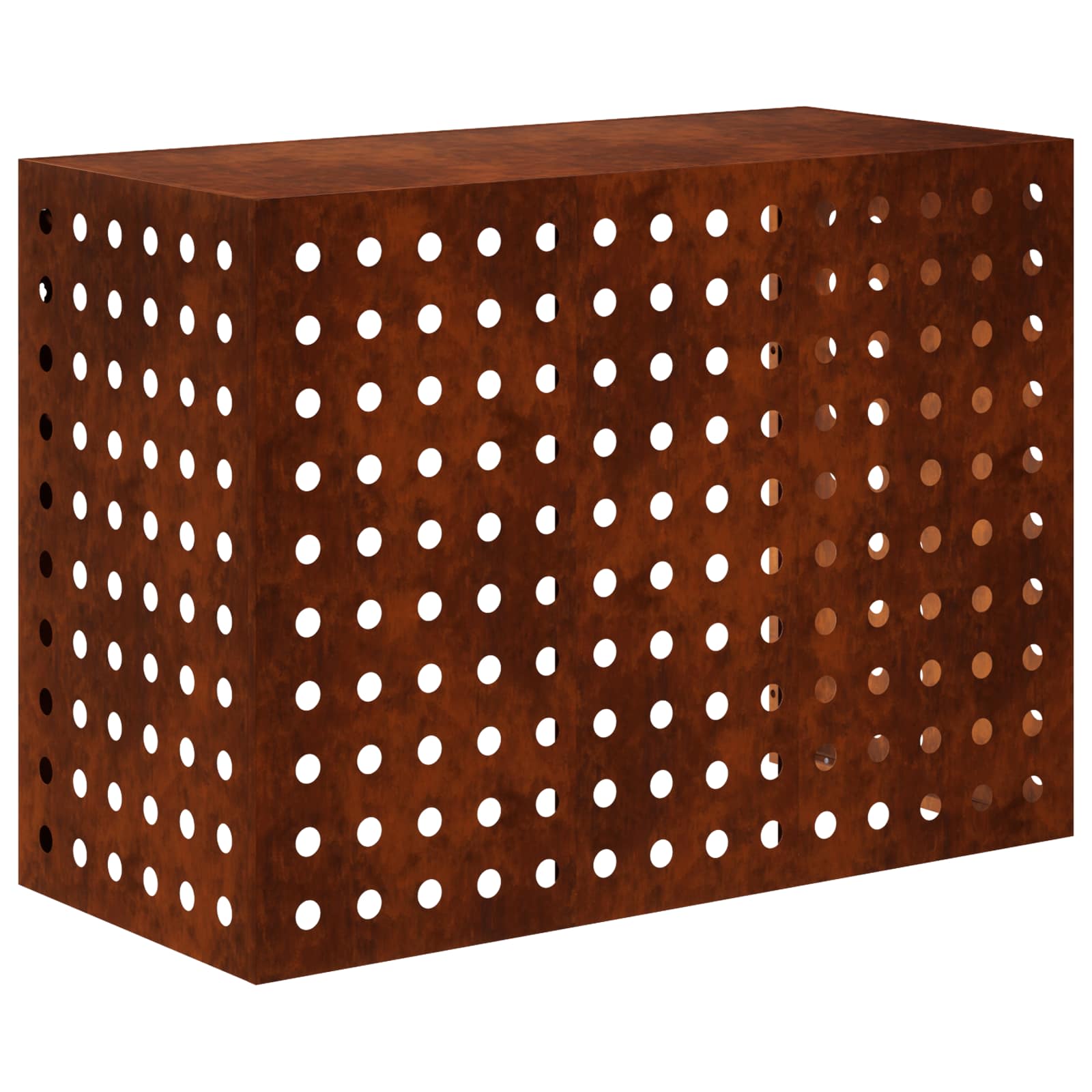 8014142_1.jpg vidaXL Kryt na klimatizáciu Hrdzavý 110 x 50 x 80 cm – Obrázok 1