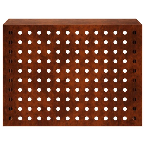 vidaXL Kryt na klimatizáciu Hrdzavý 110 x 50 x 80 cm – Obrázok 3