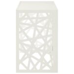 vidaXL Kryt na klimatizáciu Biela 90 x 40 x 60 cm Oceľ – Obrázok 3