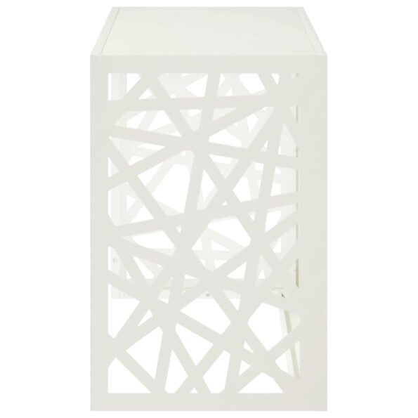 vidaXL Kryt na klimatizáciu Biela 90 x 40 x 60 cm Oceľ – Obrázok 3