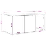 vidaXL Nábytok pre mačky Staré drevo 100 x 49 x 45 cm Kompozitné drevo – Obrázok 11