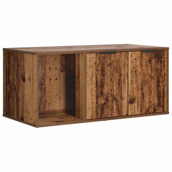 vidaXL Nábytok pre mačky Staré drevo 100 x 49 x 45 cm Kompozitné drevo – Obrázok 5
