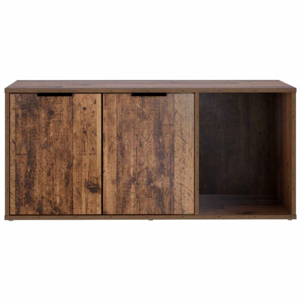 vidaXL Nábytok pre mačky Staré drevo 100 x 49 x 45 cm Kompozitné drevo – Obrázok 6