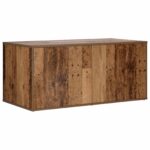 vidaXL Nábytok pre mačky Staré drevo 100 x 49 x 45 cm Kompozitné drevo – Obrázok 8