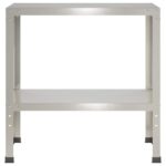 vidaXL Stolík na presádzanie 60 x 40 x 80 cm Nehrdzavejúca oceľ – Obrázok 3
