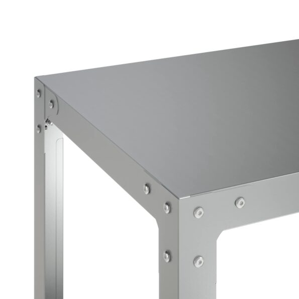 vidaXL Stolík na presádzanie 100 x 50 x 80 cm Pozinkovaná oceľ – Obrázok 5