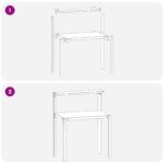 vidaXL Stolík na presádzanie 60 x 50 x 104 cm – Obrázok 7