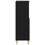 vidaXL Highboard Čierny dub 60 x 36 x 110 cm Kompozitné drevo – Obrázok 6