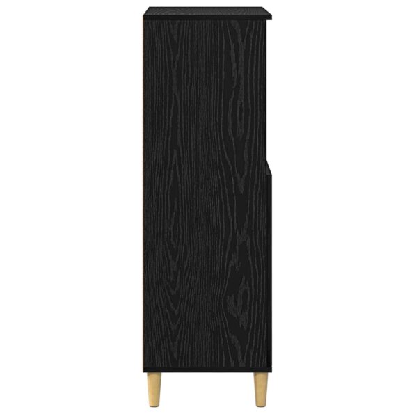 vidaXL Highboard Čierny dub 60 x 36 x 110 cm Kompozitné drevo – Obrázok 6