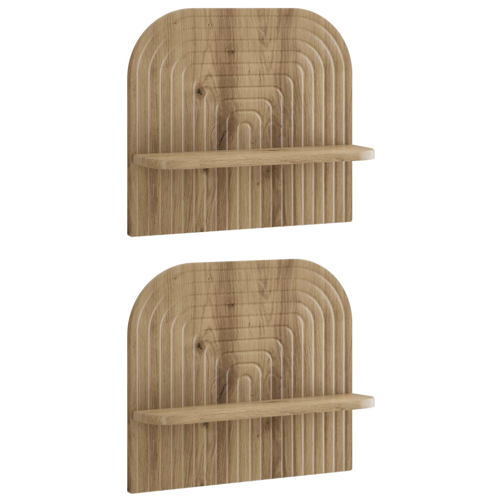 8014940_1.jpg vidaXL Stenná polica 2 ks Dub artisan 41 x 13,5 x 37,5 cm – Obrázok 1