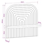 vidaXL Stenná polica 2 ks Dub artisan 41 x 13,5 x 37,5 cm – Obrázok 7