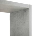 vidaXL Stenná polica Betónovo sivá 99,5 x 17 x 91 cm Kompozitné drevo – Obrázok 4