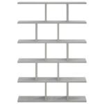 vidaXL Nástenná polica Betónovo sivá 70 x 17 x 101 cm Kompozitné drevo – Obrázok 2