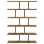 vidaXL Nástenná polica Dub artisan 70 x 17 x 101 cm Kompozitné drevo – Obrázok 2