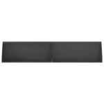 vidaXL Oporný múr 2 ks 100 x 12 x 30 cm Oceľ Čierna – Obrázok 3