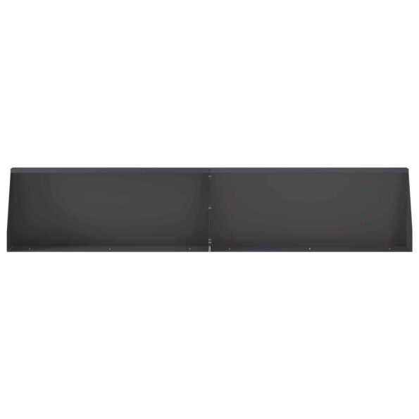 vidaXL Oporný múr 2 ks 100 x 12 x 30 cm Oceľ Čierna – Obrázok 3