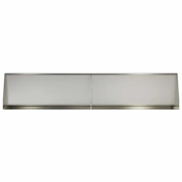 vidaXL Oporný múr 2 ks 100 x 12 x 30 cm Nehrdzavejúca oceľ Strieborná – Obrázok 4