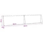 vidaXL Oporný múr 2 ks 100 x 12 x 40 cm Poveternostne odolná oceľ – Obrázok 10