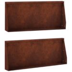 vidaXL Oporný múr 2 ks 100 x 12 x 40 cm Poveternostne odolná oceľ – Obrázok 3