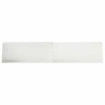 vidaXL Oporný múr 2 ks 100 x 12 x 50 cm Oceľ Biela – Obrázok 3
