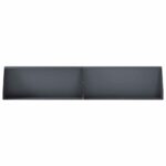 vidaXL Oporný múr 2 ks 100 x 12 x 50 cm Oceľ Antracitová – Obrázok 3