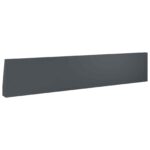 vidaXL Oporný múr 2 ks 100 x 12 x 50 cm Oceľ Antracitová – Obrázok 5