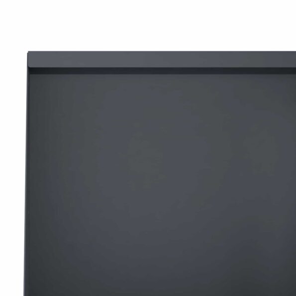 vidaXL Oporný múr 2 ks 100 x 12 x 50 cm Oceľ Antracitová – Obrázok 6