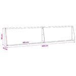 vidaXL Oporný múr 2 ks 100 x 12 x 50 cm Oceľ Antracitová – Obrázok 8