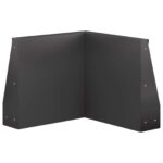 vidaXL Oporný múr 50 x 50 x 30 cm Oceľ Čierna – Obrázok 4