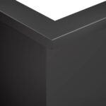 vidaXL Oporný múr 50 x 50 x 30 cm Oceľ Čierna – Obrázok 5