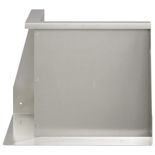 vidaXL Oporný múr 50 x 50 x 30 cm Nehrdzavejúca oceľ Strieborná – Obrázok 3