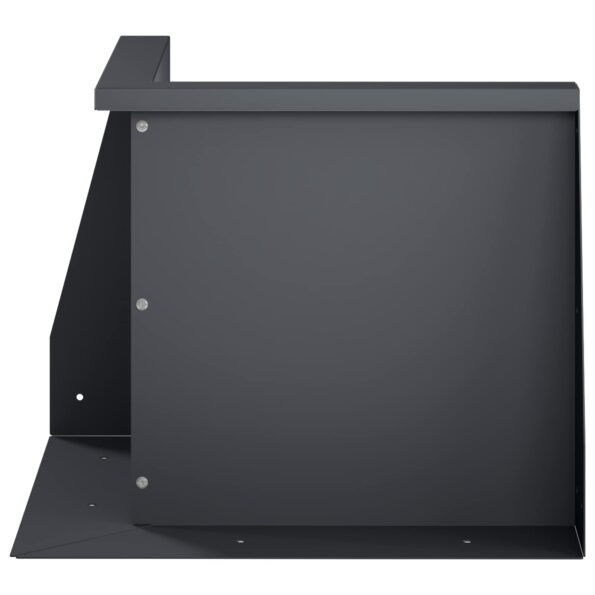 vidaXL Oporný múr 2 ks 50 x 50 x 40 cm Oceľ Antracitová – Obrázok 2