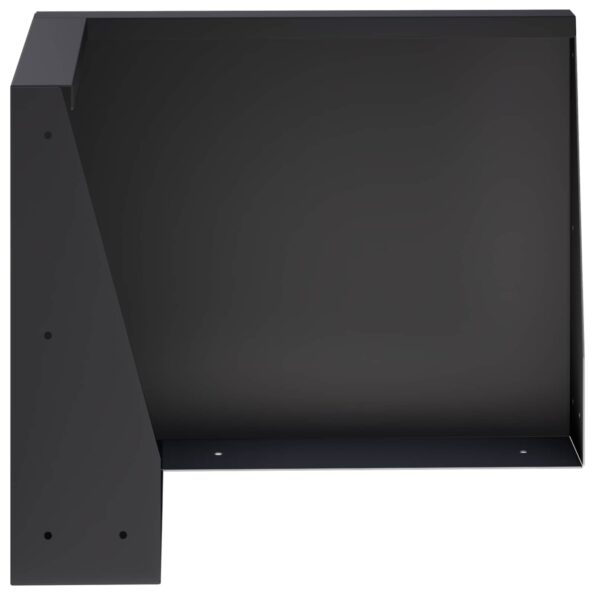 vidaXL Oporný múr 50 x 50 x 30 cm Oceľ Čierna – Obrázok 3
