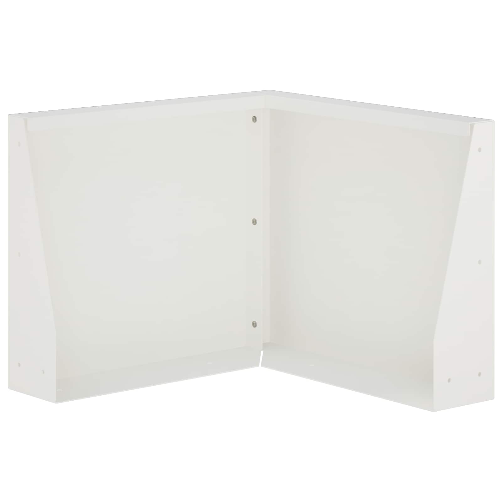8015201_1.jpg vidaXL Oporný múr 50 x 50 x 30 cm Oceľ Biela – Obrázok 1