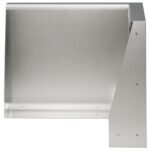 vidaXL Oporný múr 50 x 50 x 30 cm Nehrdzavejúca oceľ Strieborná – Obrázok 2