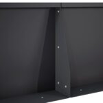 vidaXL Oporný múr 2 ks 50 x 50 x 40 cm Oceľ Čierna – Obrázok 6