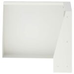 vidaXL Oporný múr 2 ks 50 x 50 x 40 cm Oceľ Biela – Obrázok 2