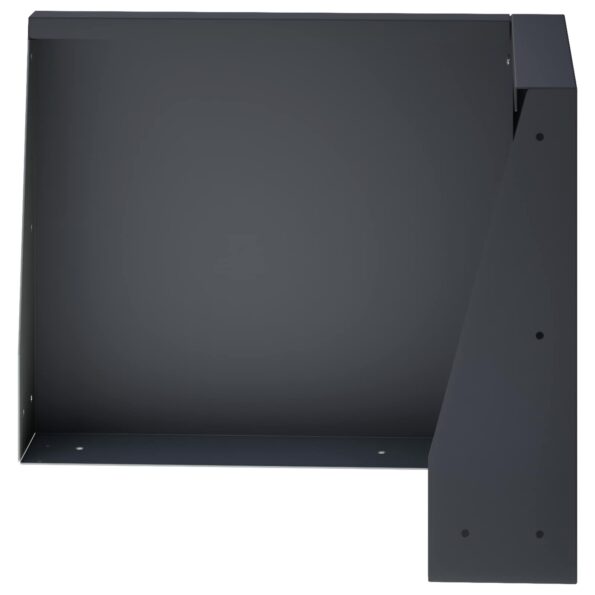 vidaXL Oporný múr 50 x 50 x 40 cm Oceľ Antracitová – Obrázok 2