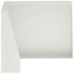 vidaXL Oporný múr 50 x 50 x 50 cm Oceľ Biela – Obrázok 3