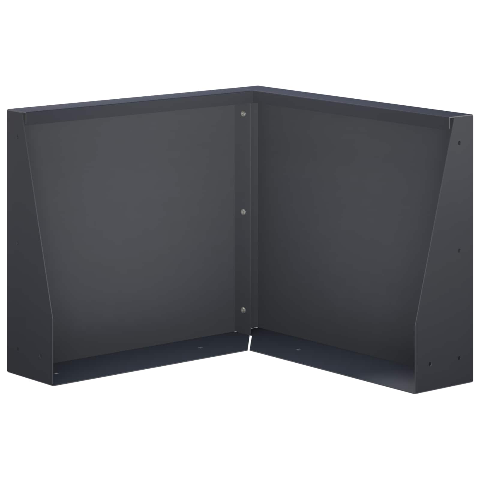 8015231_1.jpg vidaXL Oporný múr 50 x 50 x 50 cm Oceľ Antracitová – Obrázok 1