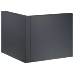 vidaXL Oporný múr 50 x 50 x 50 cm Oceľ Antracitová – Obrázok 4