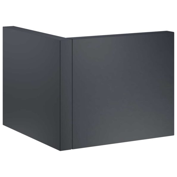 vidaXL Oporný múr 50 x 50 x 50 cm Oceľ Antracitová – Obrázok 4