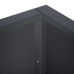vidaXL Oporný múr 50 x 50 x 50 cm Oceľ Antracitová – Obrázok 5
