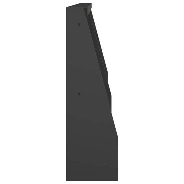 vidaXL Oporný múr 2 ks 40 x 12 x 30 cm Oceľ Čierna – Obrázok 4