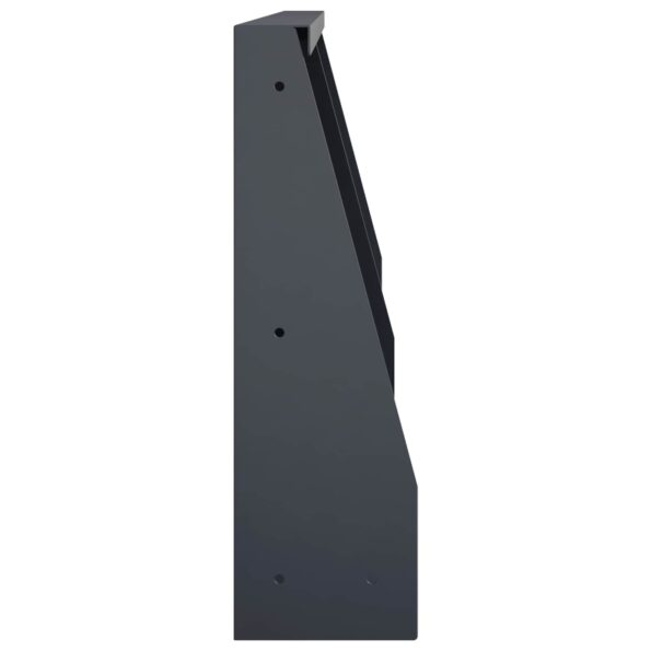 vidaXL Oporný múr 2 ks 40 x 12 x 40 cm Oceľ Antracitová – Obrázok 4