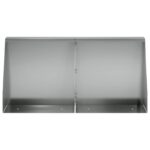 vidaXL Oporný múr 2 ks 40 x 12 x 50 cm Pozinkovaná oceľ Strieborná – Obrázok 3