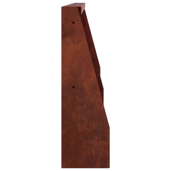 vidaXL Oporný múr 2 ks 40 x 12 x 50 cm Poveternostne odolná oceľ – Obrázok 5