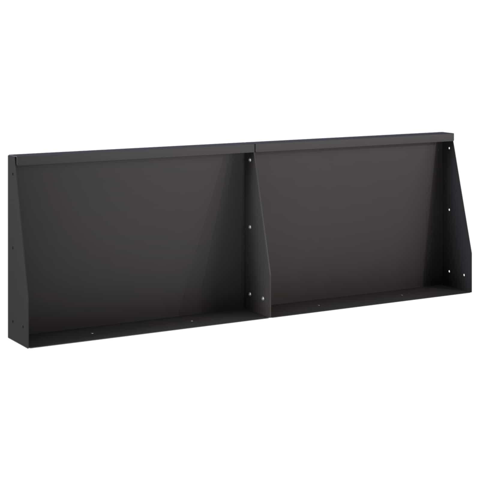 8015262_1.jpg vidaXL Oporný múr 2 ks 60 x 12 x 30 cm Oceľ Čierna – Obrázok 1